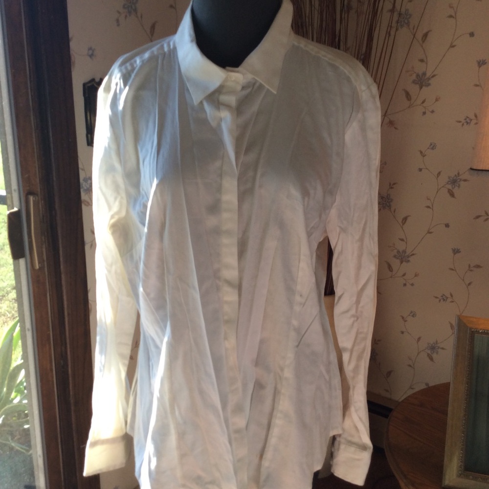 A Limited Essential white shirt.